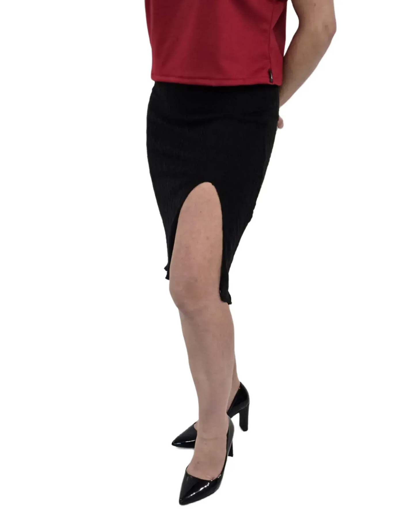 Jupe noire en tricot - MyDesign