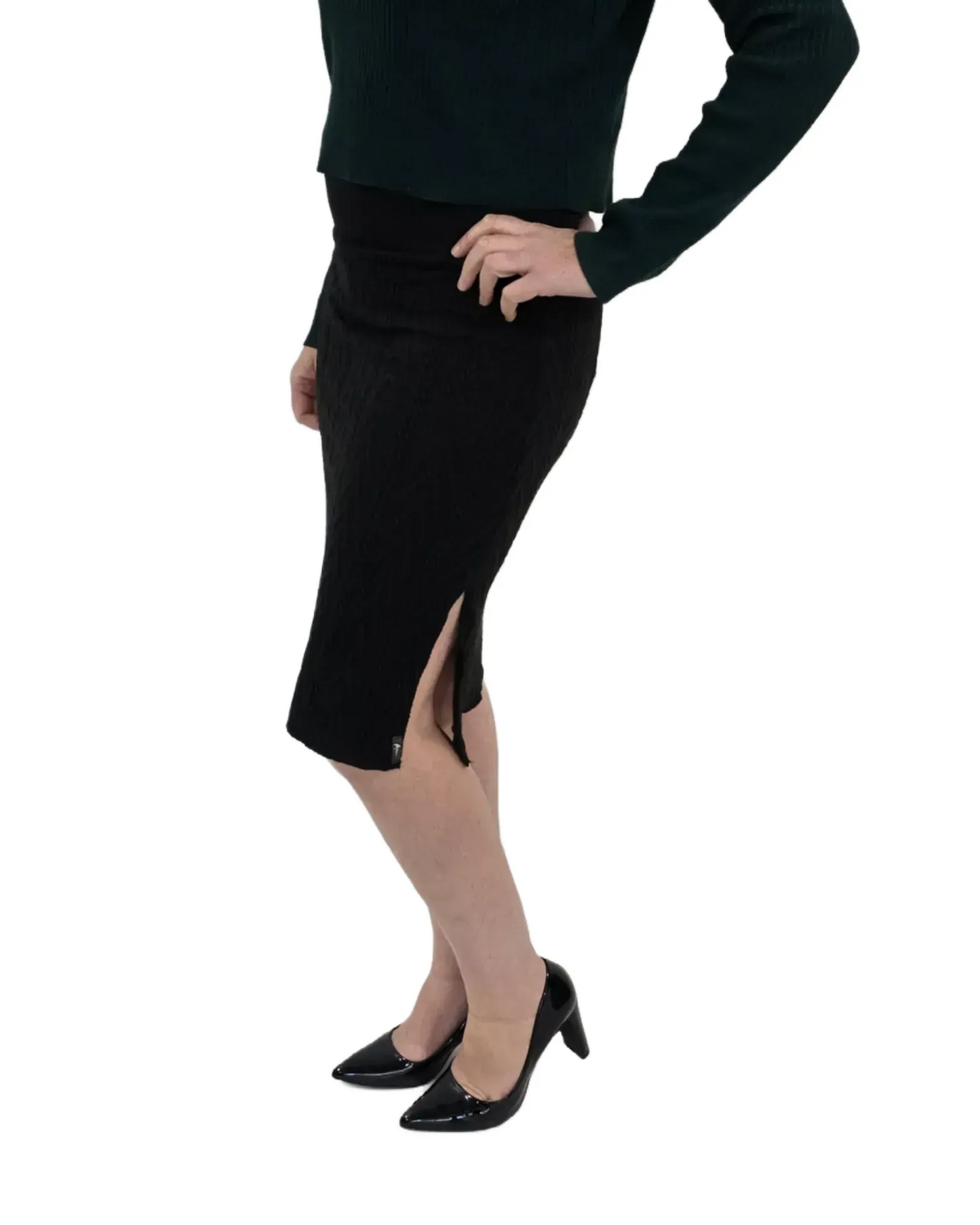 Jupe noire en tricot - MyDesign