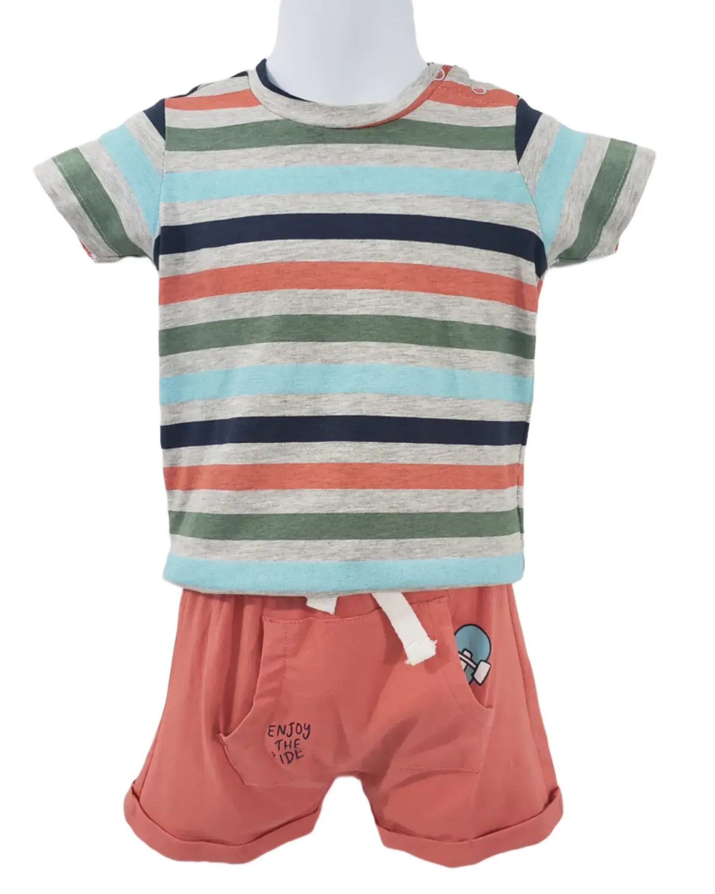 Ensemble deux pièces rayé avec imprimé - Northcoast