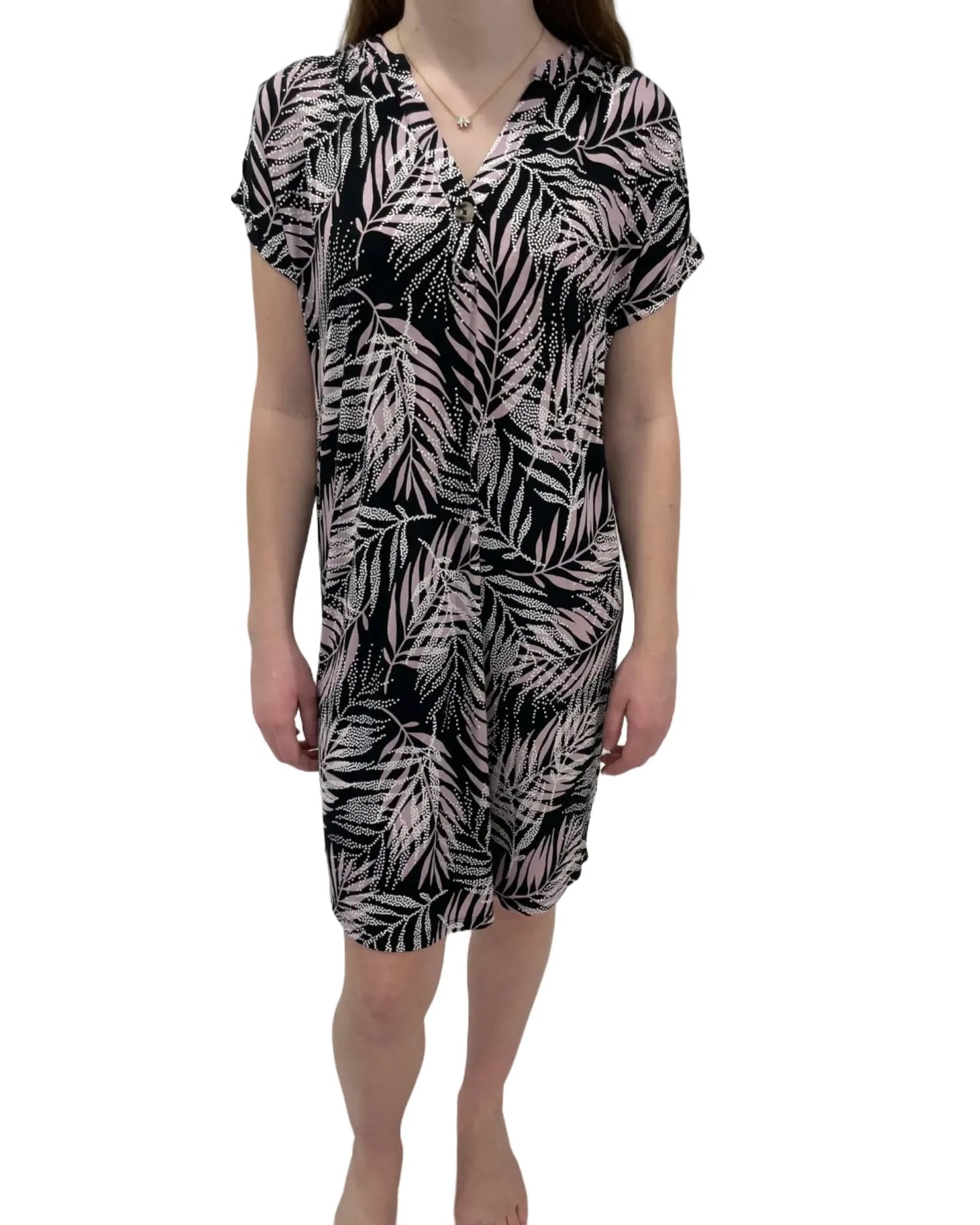 Robe imprimé de feuilles - MOSAIIC