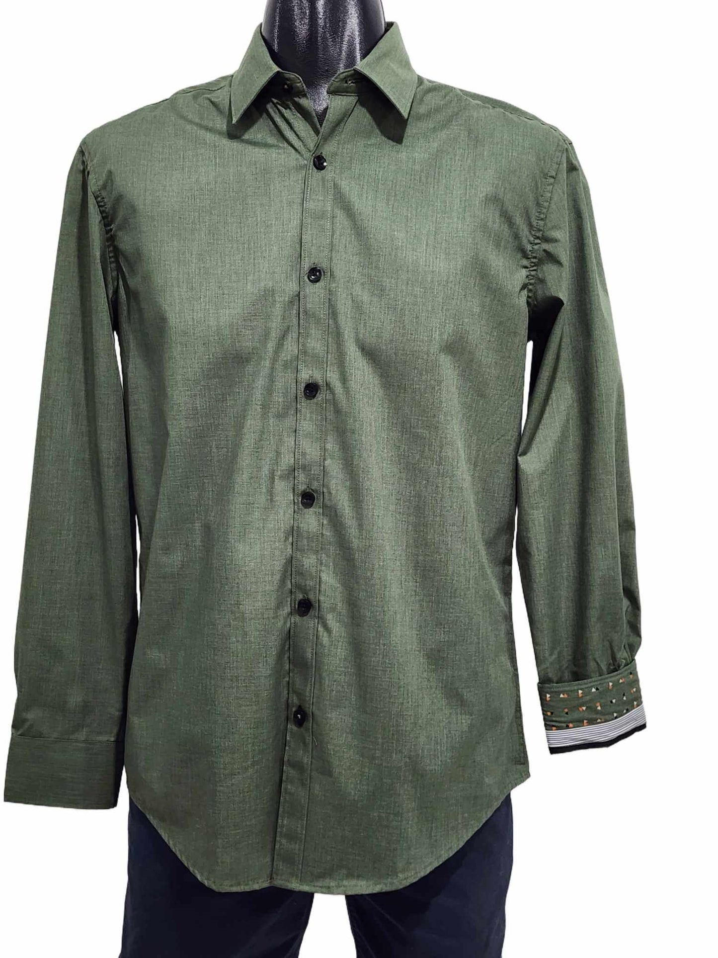 Chemise verte - Point Zéro