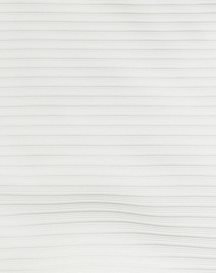 Tissu tricot côtelé ivoire - Ottoman Knit