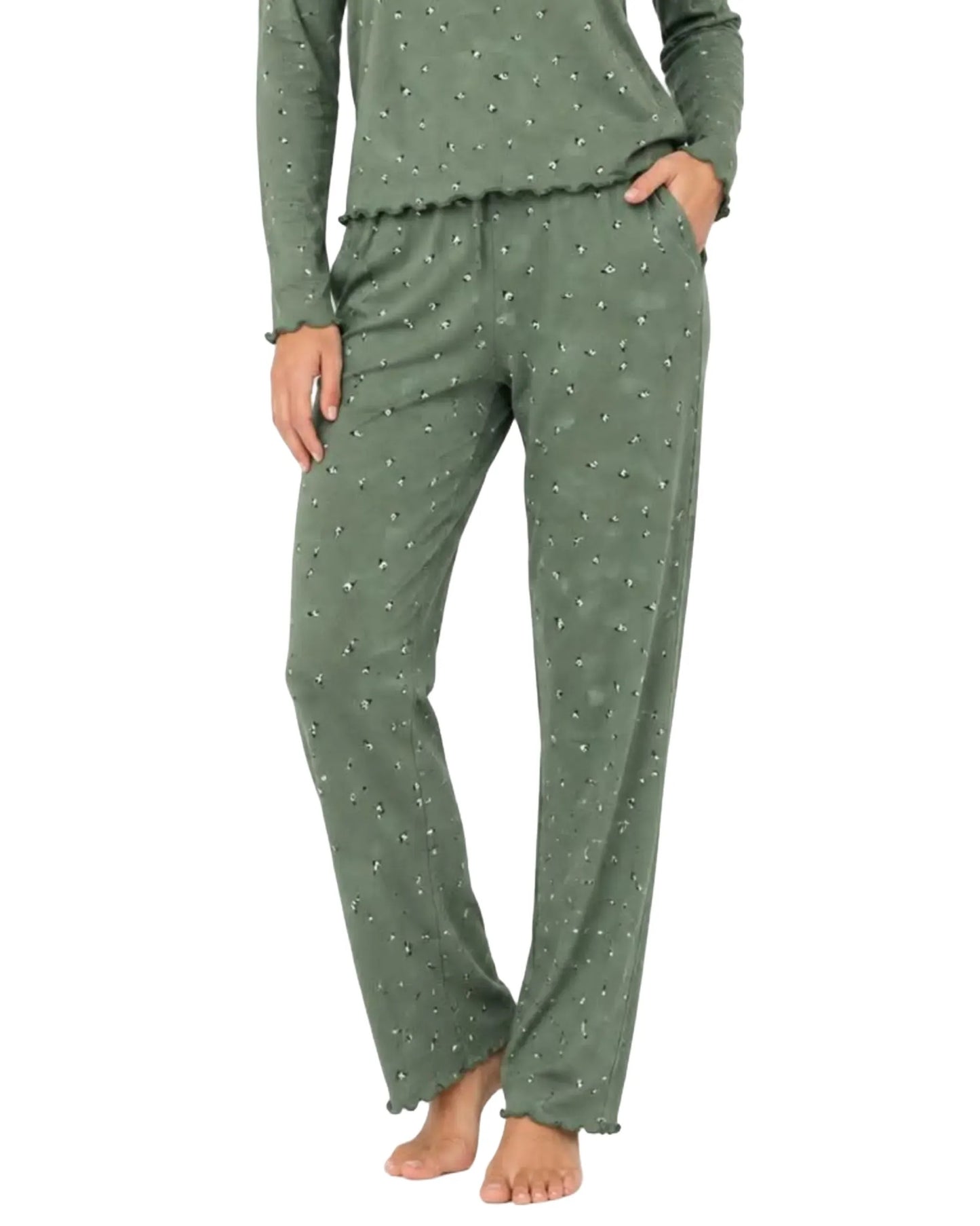 Pantalon de pyjama vert - MOSAIIC