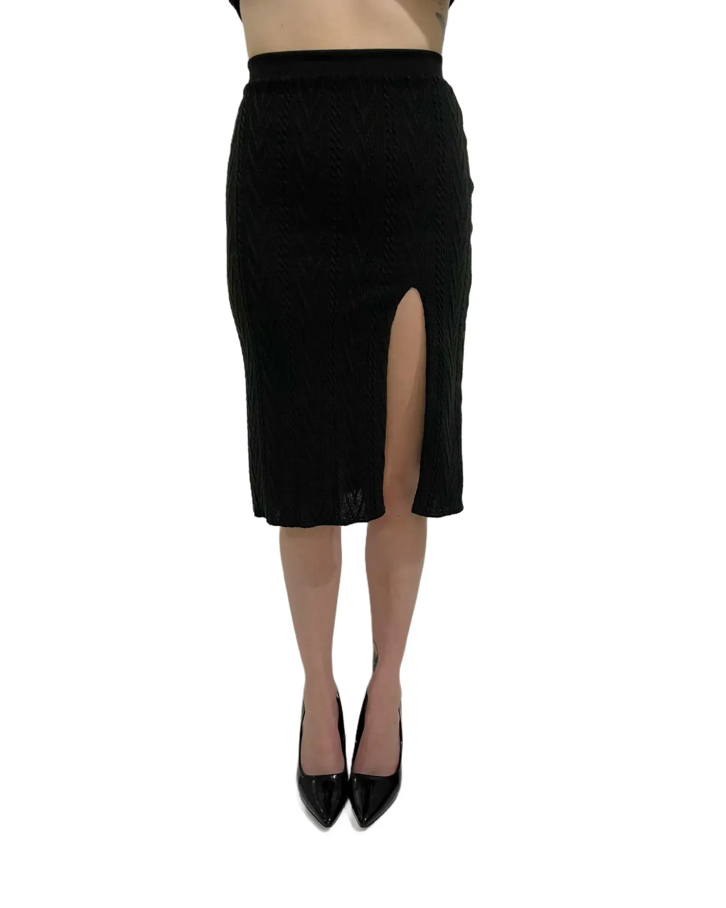 Jupe noire en tricot - MyDesign