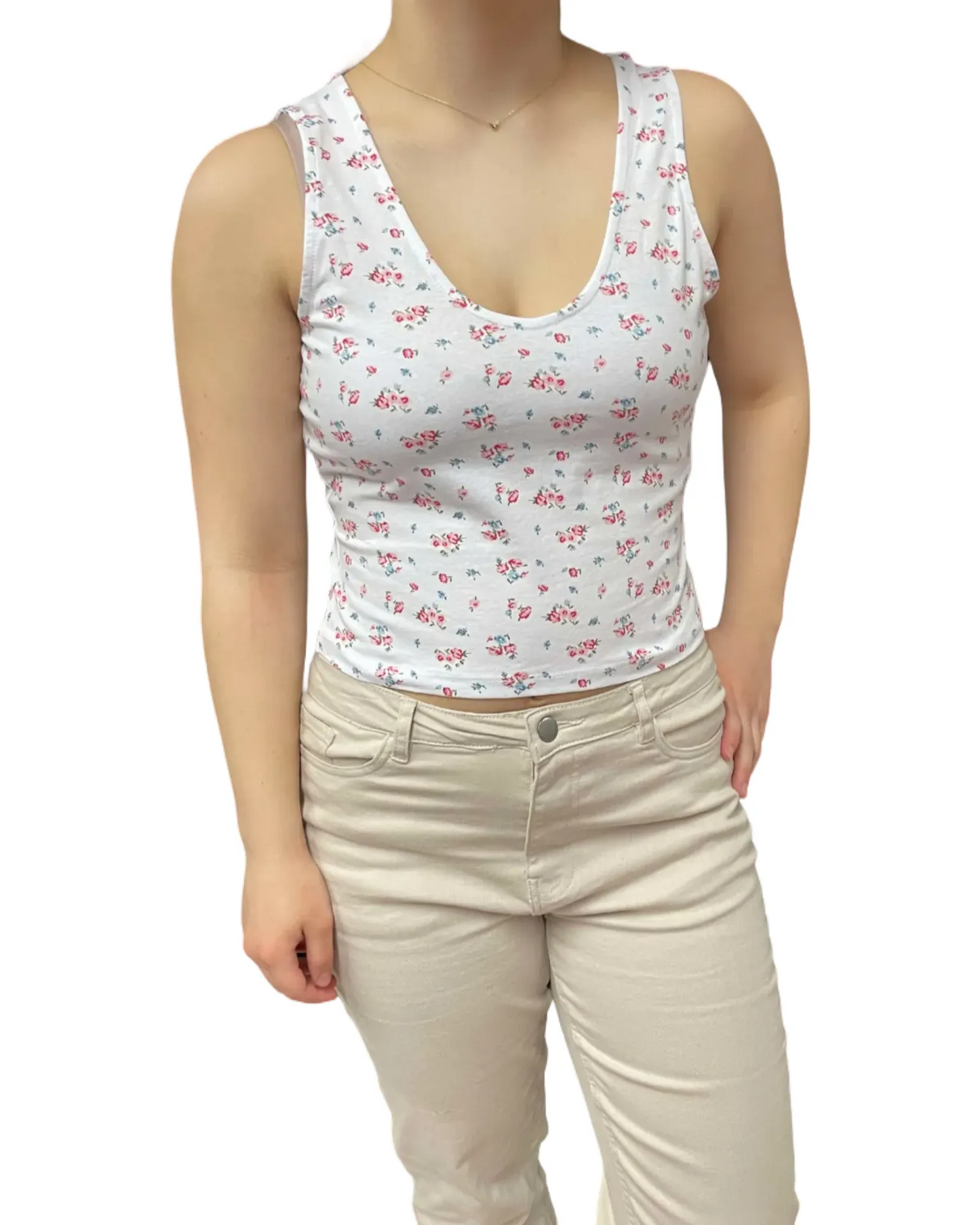 Camisole fleurie - Mandarine & Co.