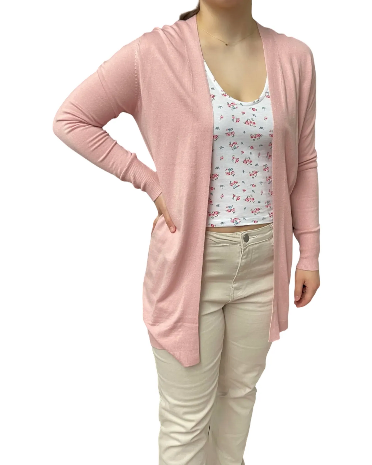 Cardigan rose - MOSAIIC