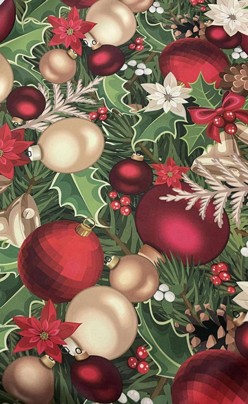 Tissu microfibre imprimé boules