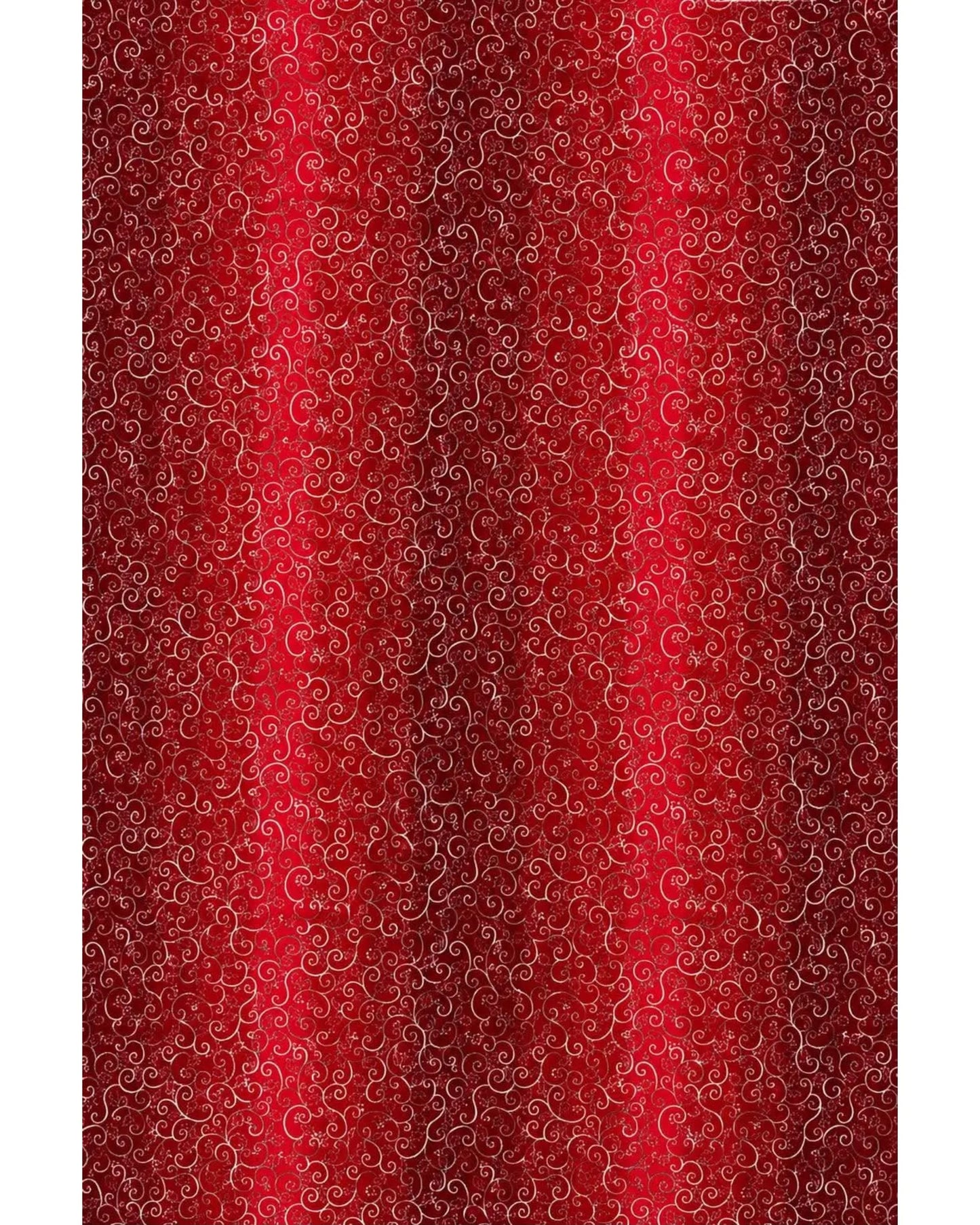 Tissu coton rouge