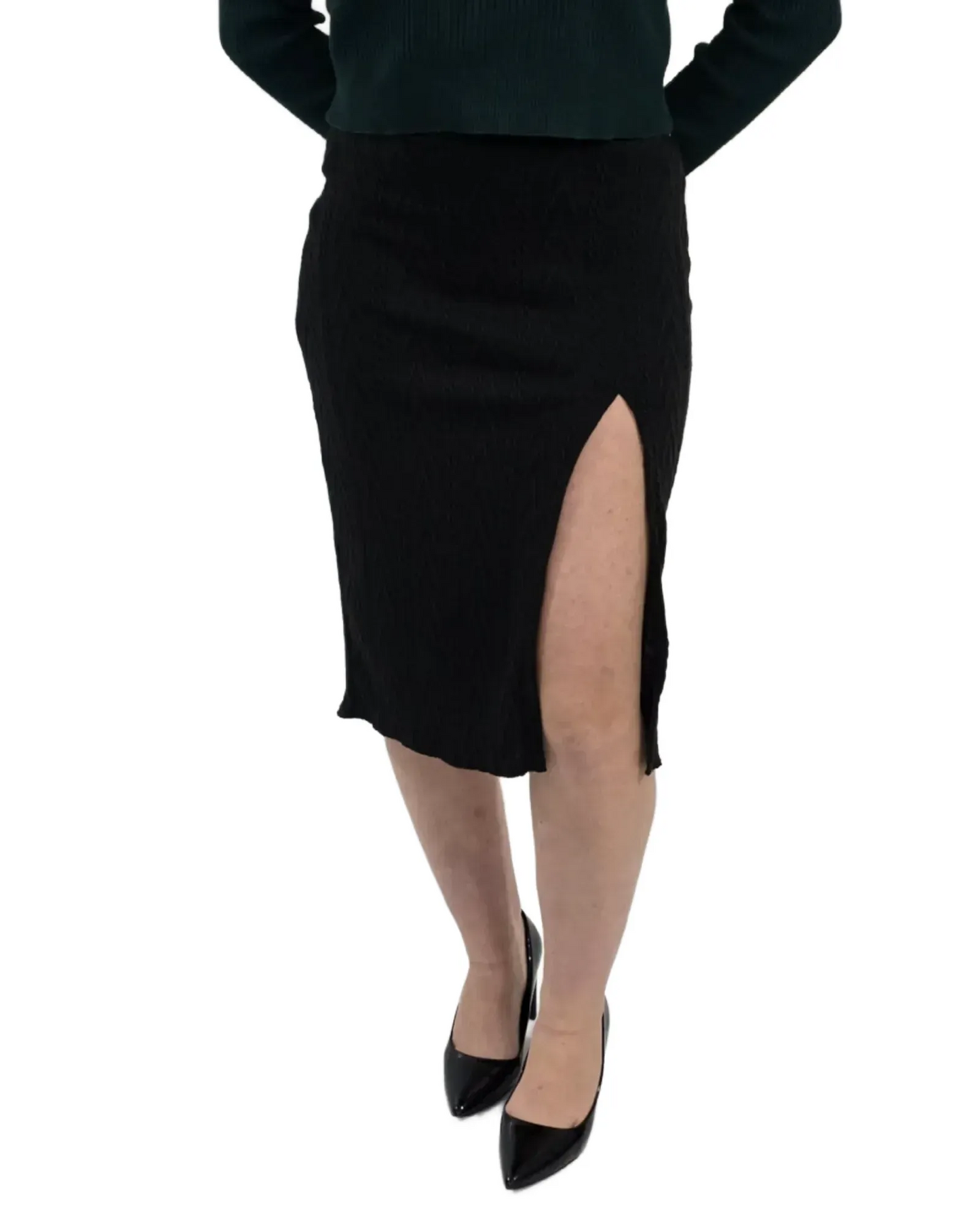 Jupe noire en tricot - MyDesign