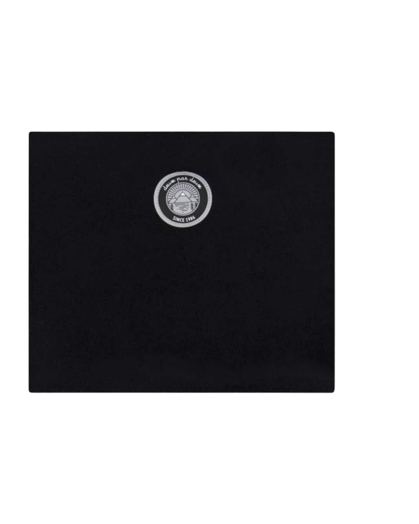 Cache-cou en polaire noir - Deux par Deux