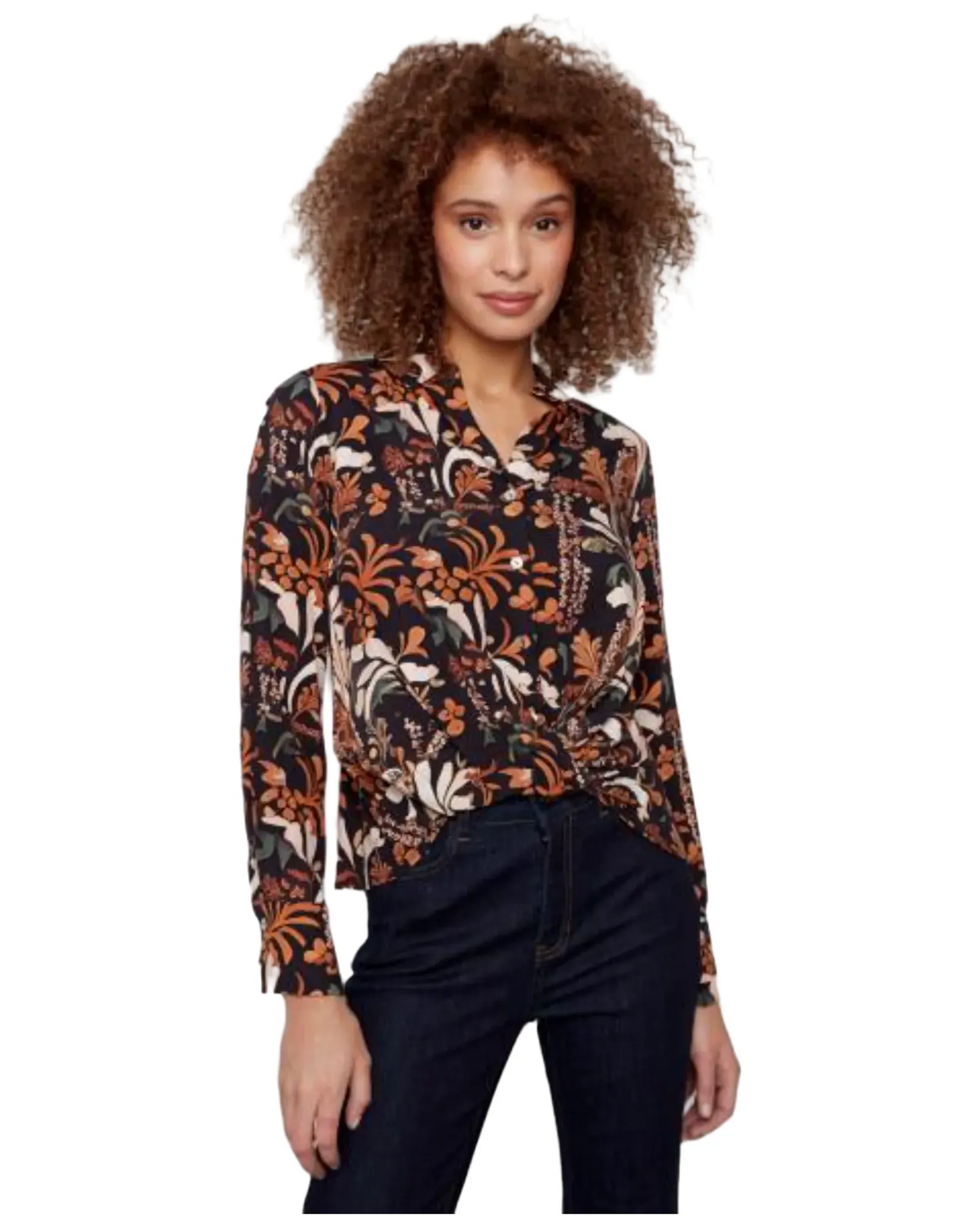 Blouse imprimé de fleurs - Charlie B