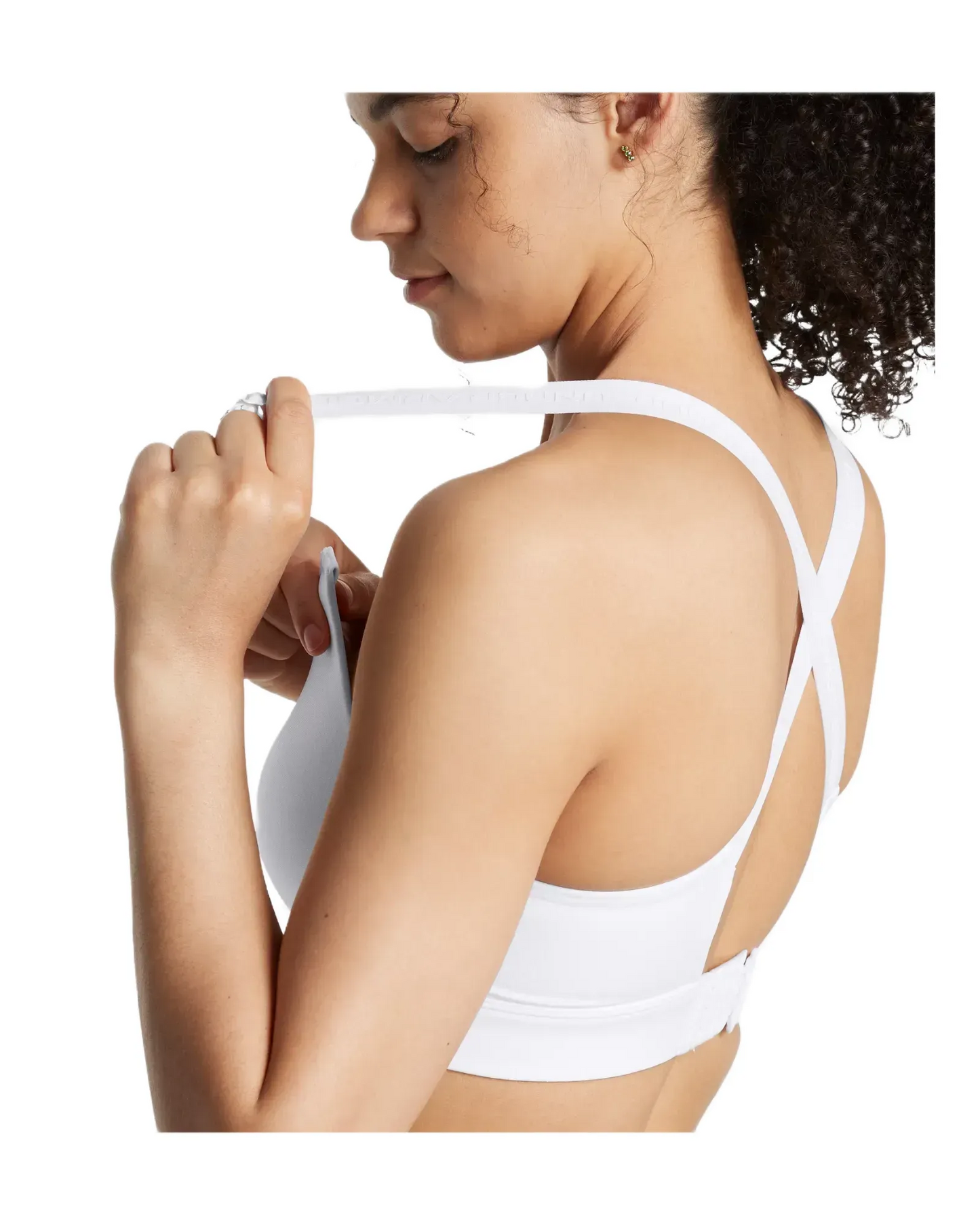 Soutien-gorge sport à soutien élevé blanc - Under Armour