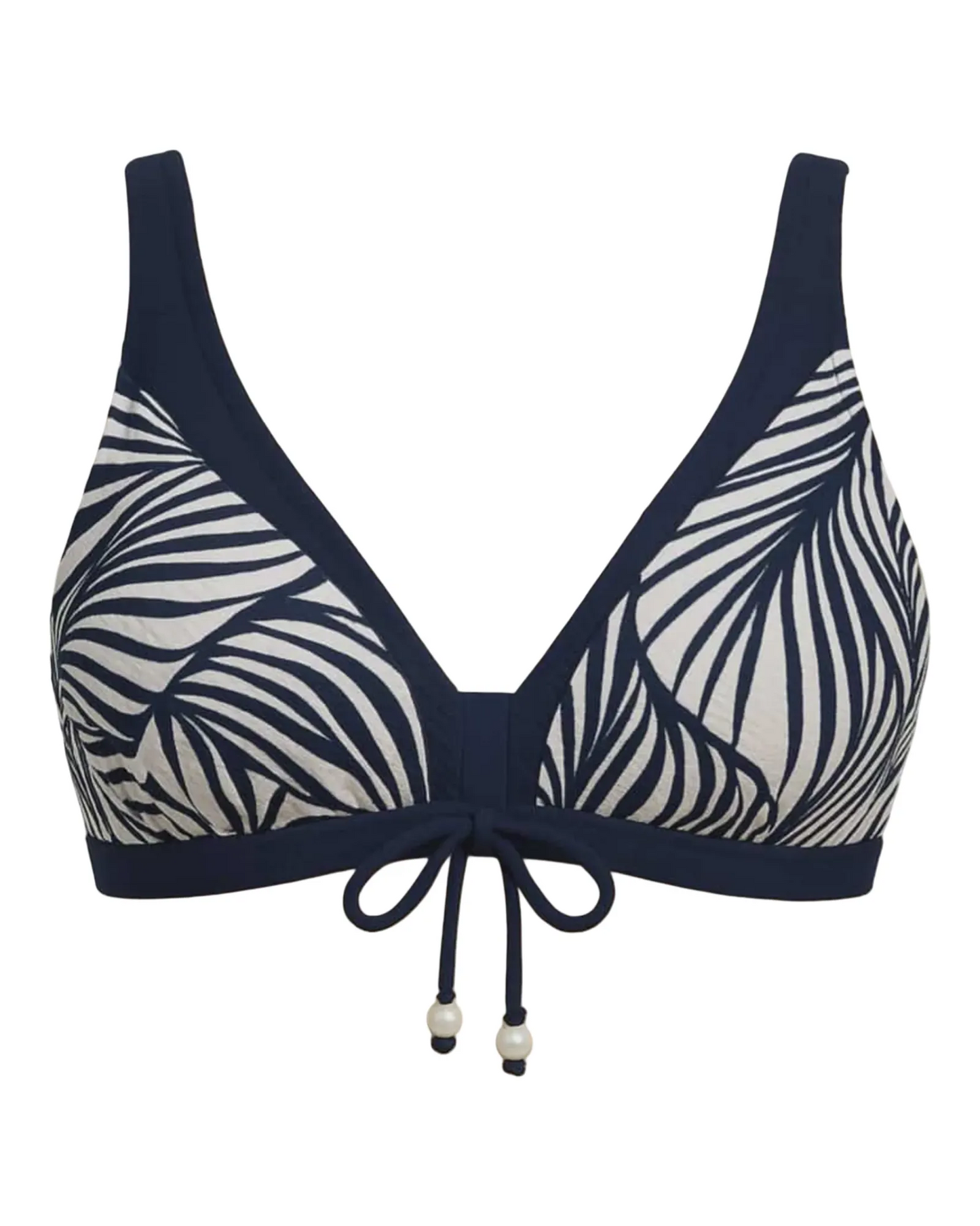 Haut de maillot marine et blanc - MOSAIIC