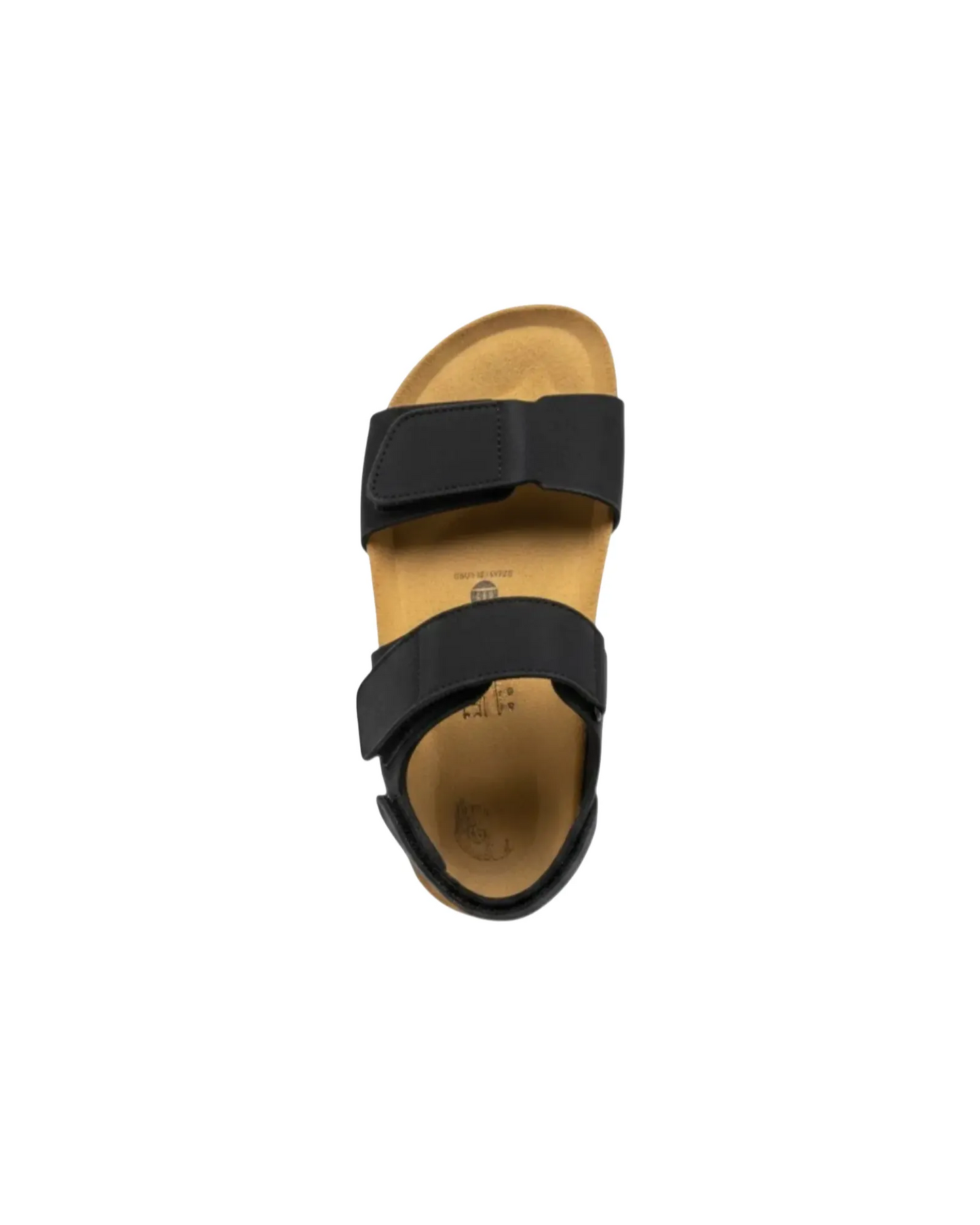 Sandales noires en cuir - PLAKTON