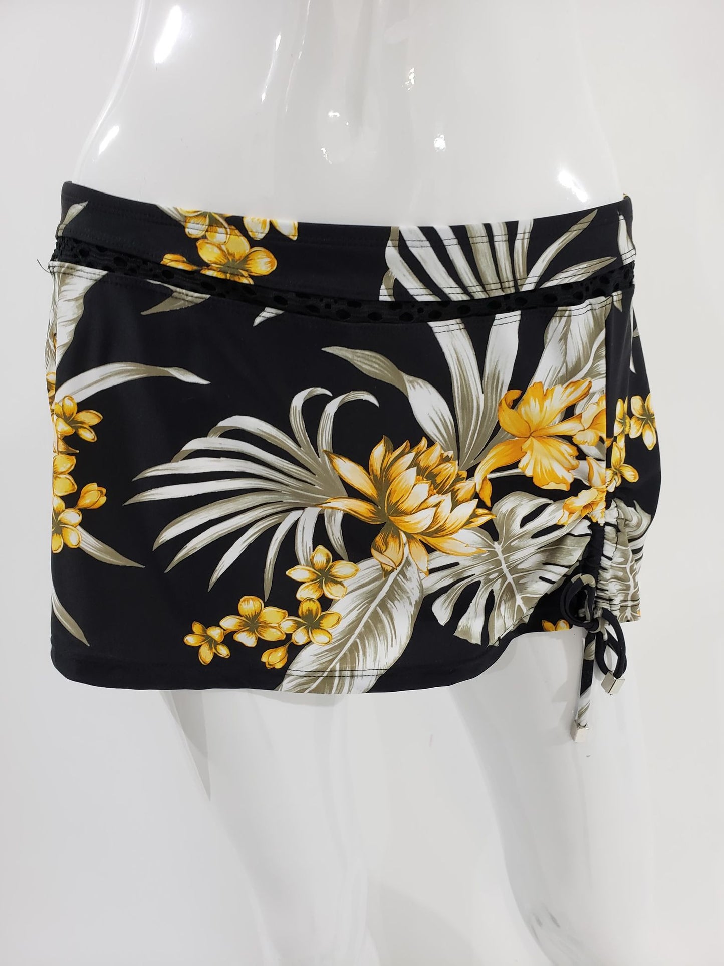 Maillot de bain jupette imprimé fleurs - Nass-eau