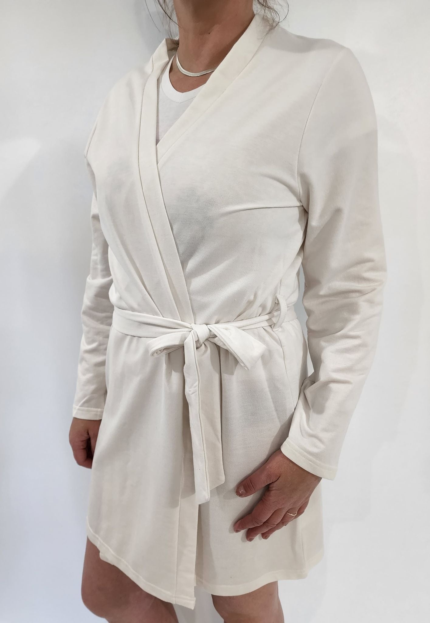 Robe de chambre blanc cassé - Toi & Moi