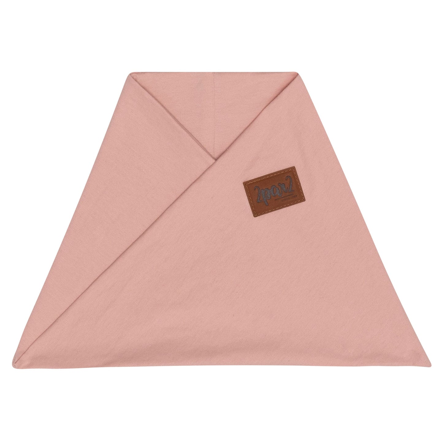 Cache-cou torsadé rose - Deux par Deux