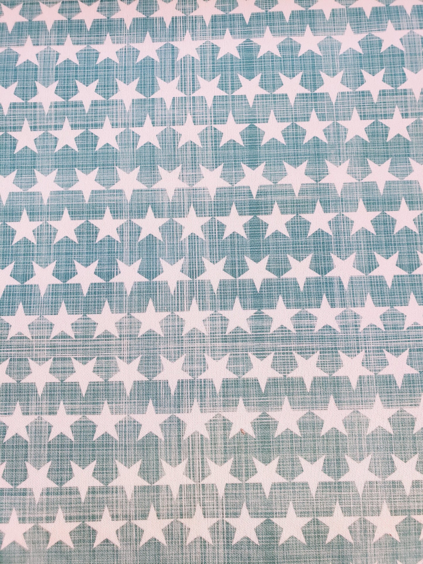 Tissu pul imperméable bleu imprimé étoiles