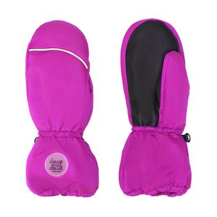 Mitaines doublées mauves - Deux par Deux