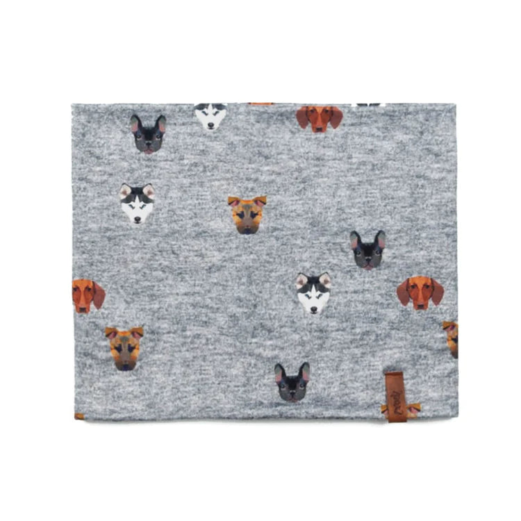Cache-cou avec imprimé de chiens - Deux par Deux