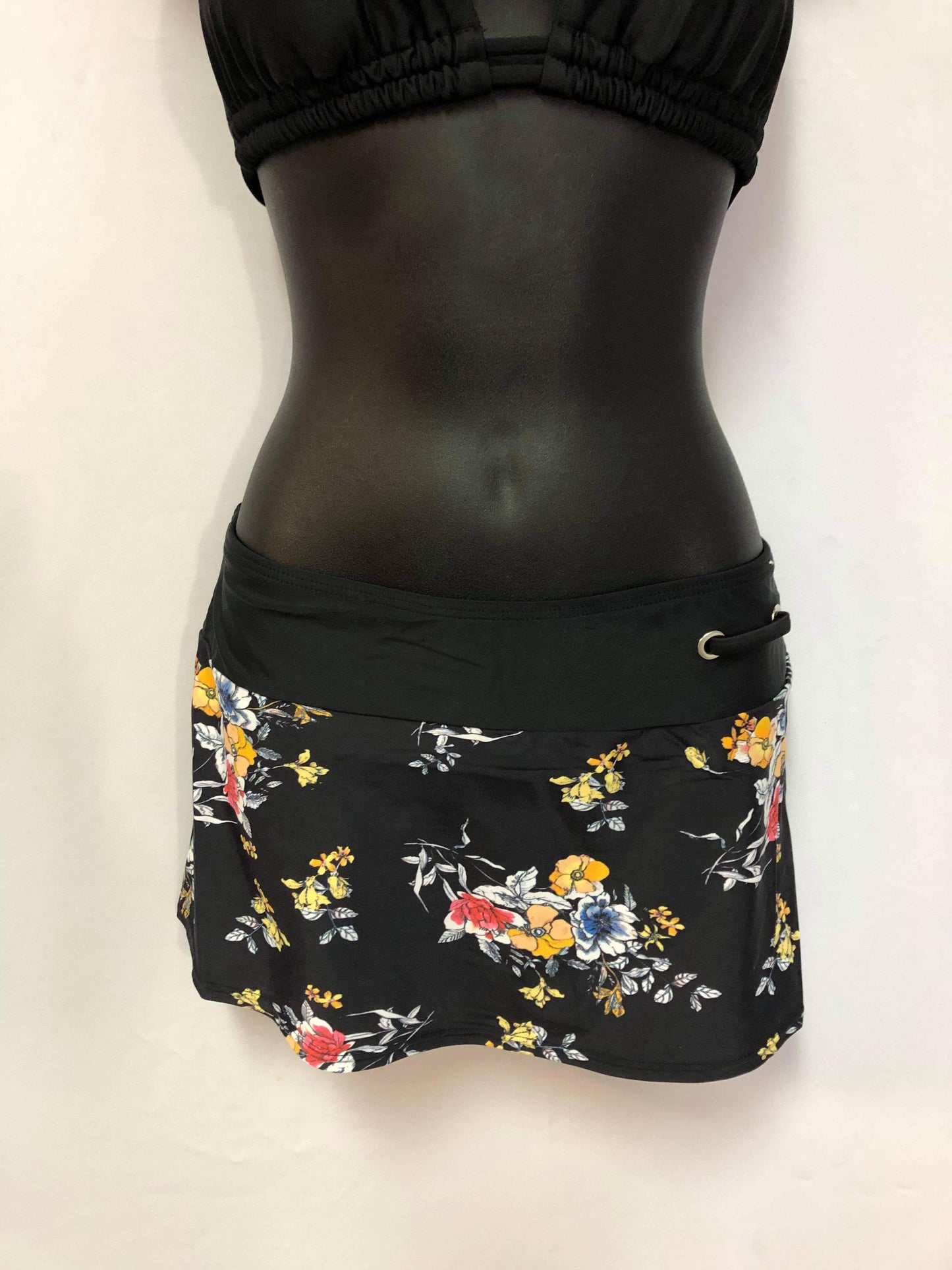 Maillot de bain jupette imprimé fleuri - Nass-eau