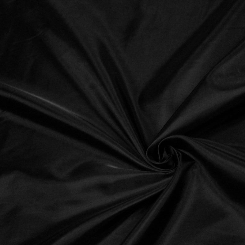 Tissu à doublure noir