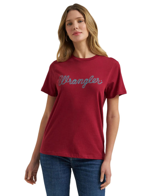 T-shirt rouge - Wrangler