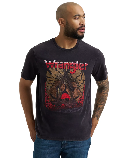 T-shirt noir - Wrangler