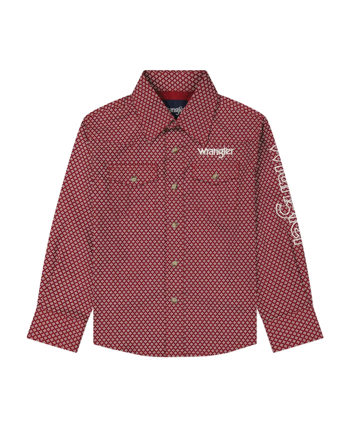 Chemise rouge à motifs - Wrangler