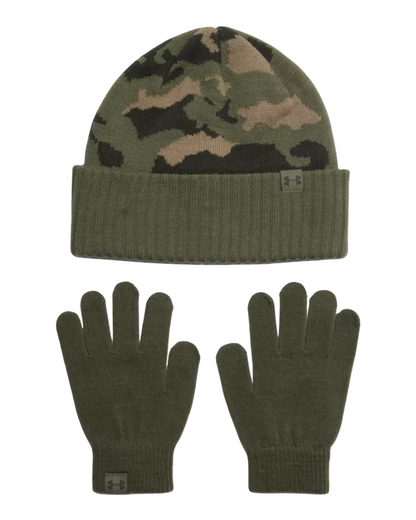 Ensemble tuque/gants camouflage - Under Armour