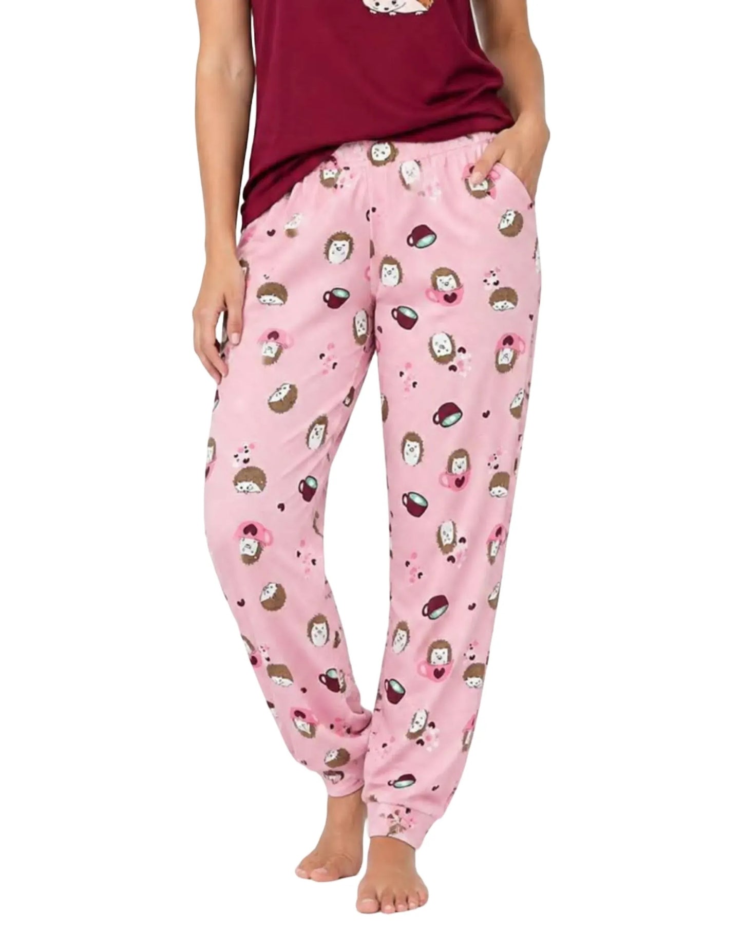 Pantalon de pyjama rose - Mandarine & Co.