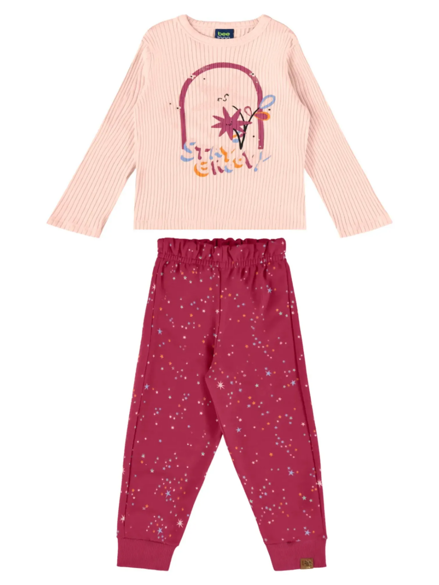 Ensemble 2 pièces rose - Bee Loop