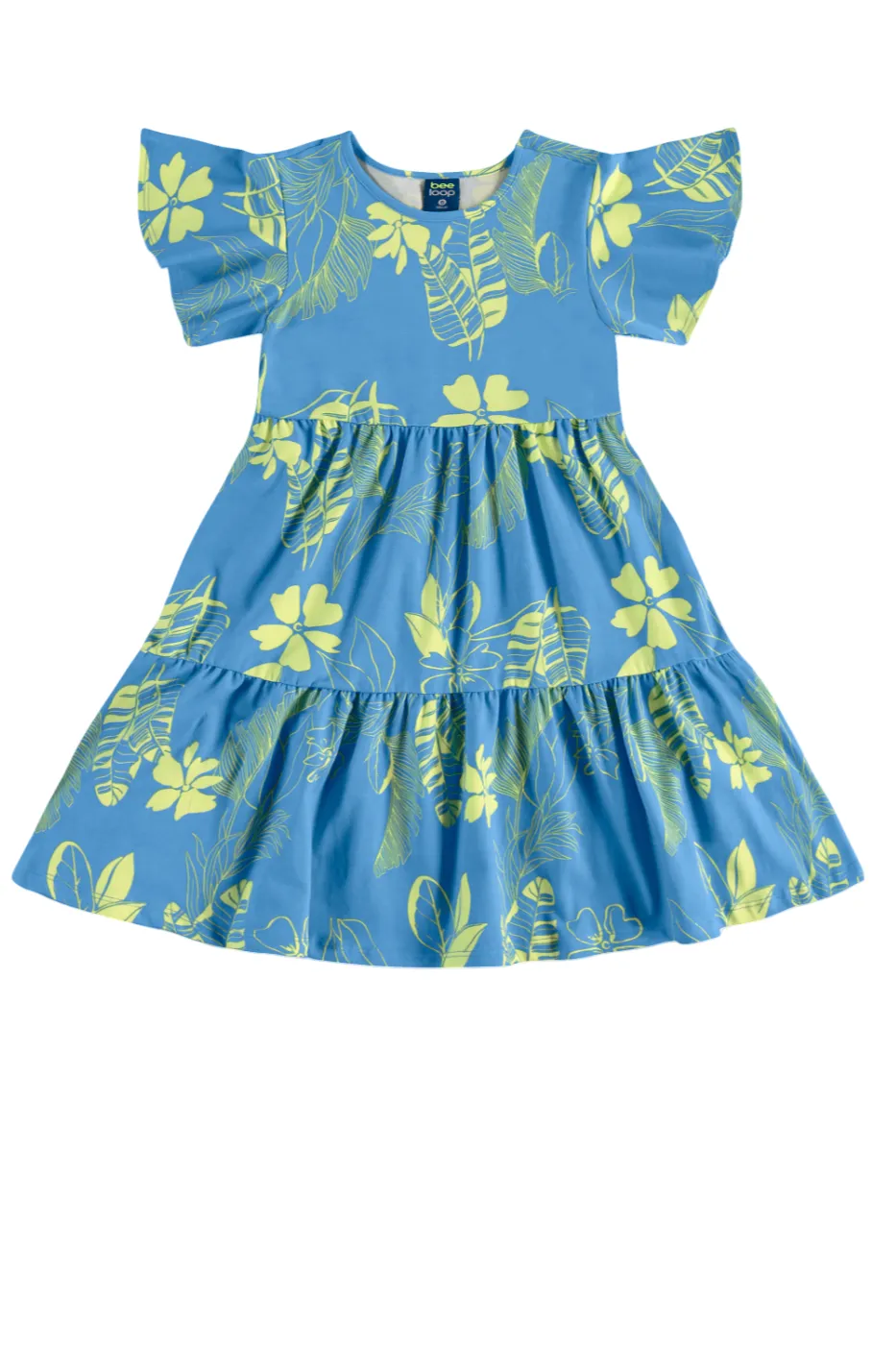 Robe bleue avec imprimé - Bee Loop