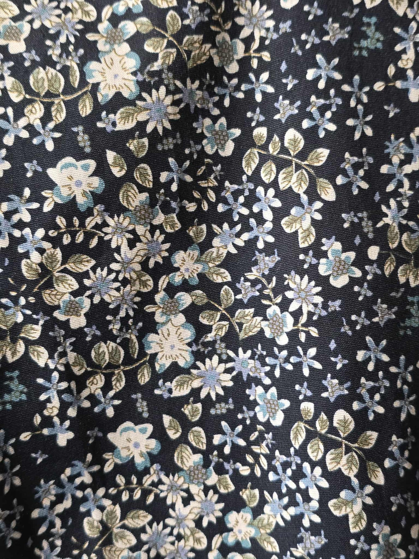 Chemise marine imprimé fleurs - Marco