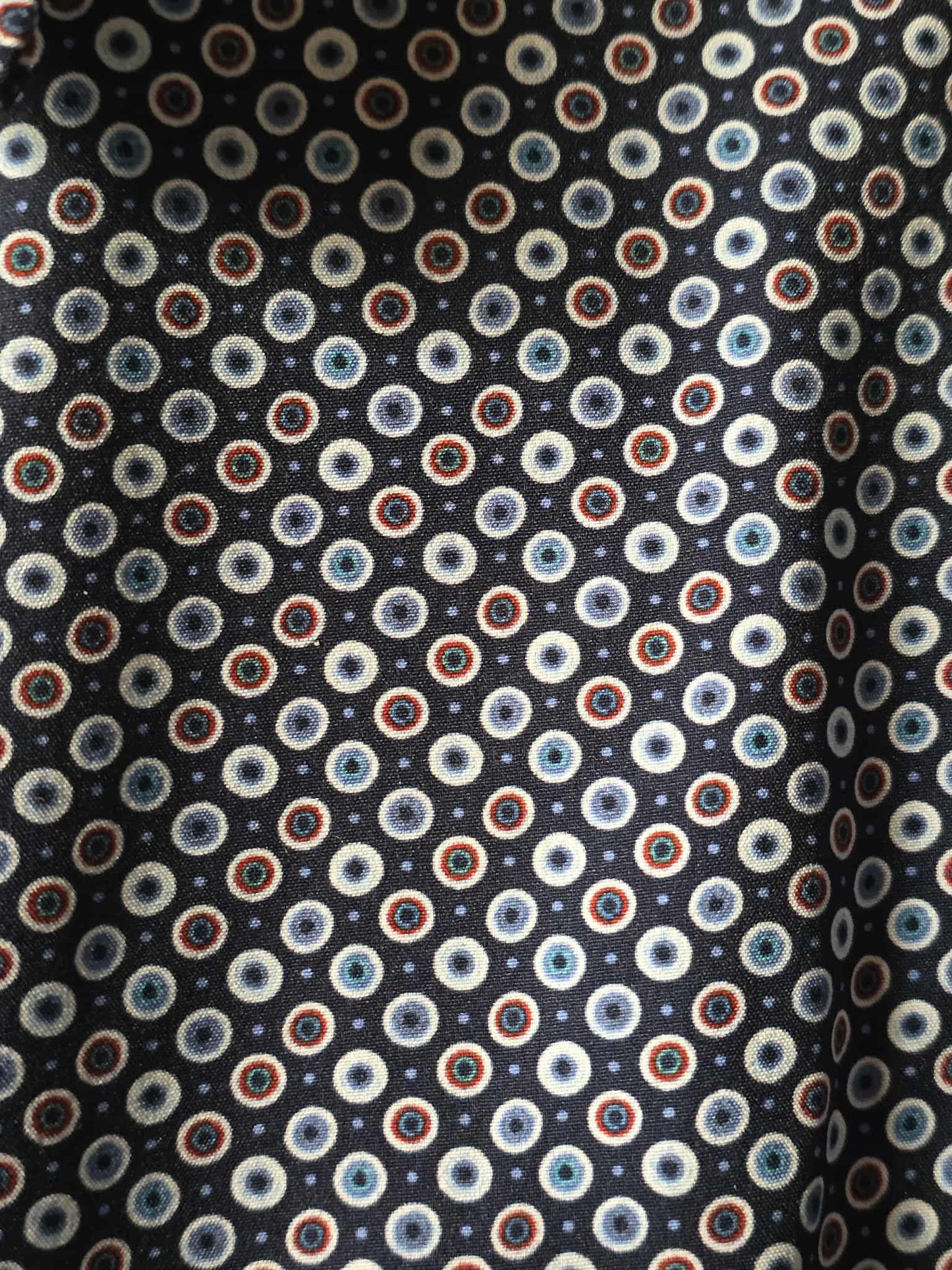 Chemise marine imprimé cercles - Marco