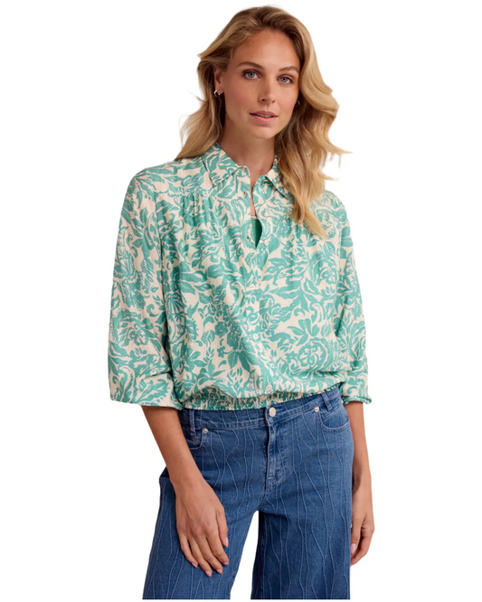 Blouse fleurie - TRAMONTANA