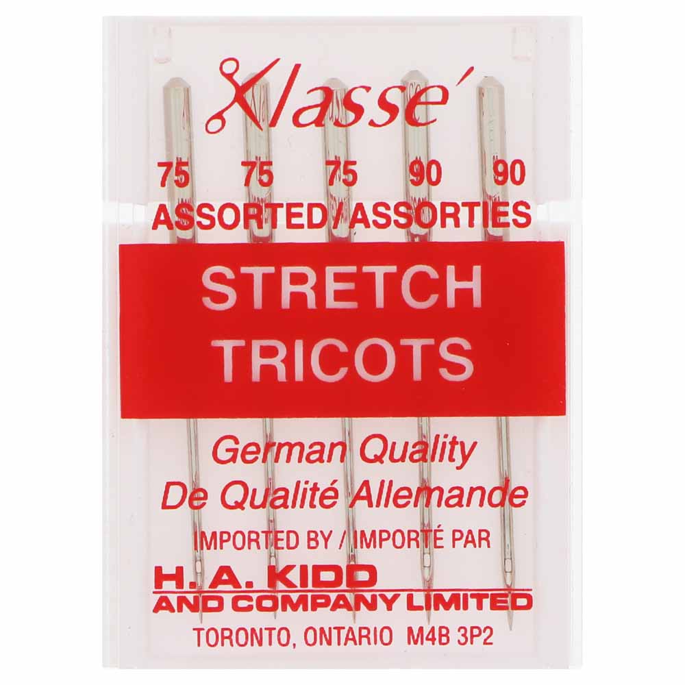 Aiguilles pour machines "Tricots" - Grosseurs assorties 75/11, 90/14