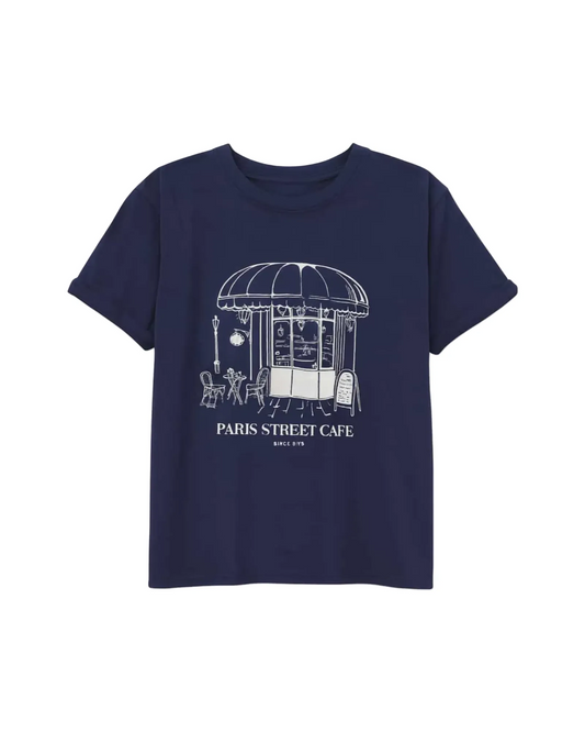 Chandail marine avec imprimé - MOSAIIC