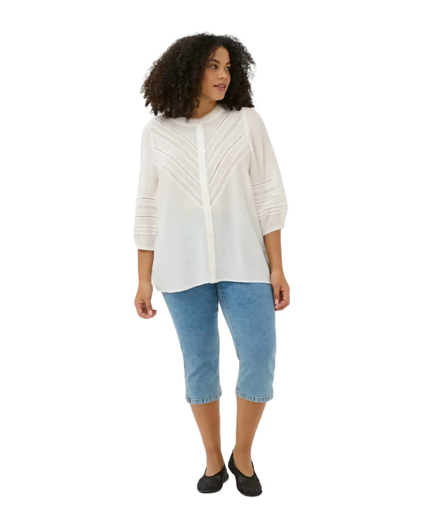Blouse blanche - Kaffe Curve