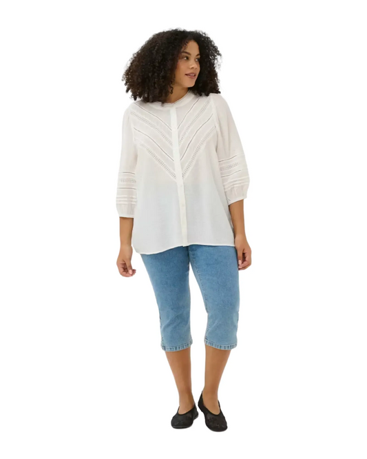 Blouse blanche - Kaffe Curve