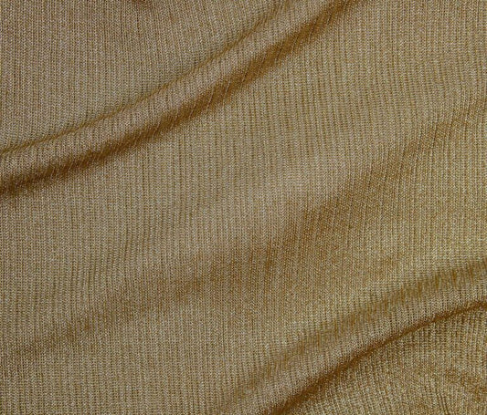 Tissu Volta rib Or