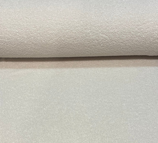 Tissu Teddy Plush écru