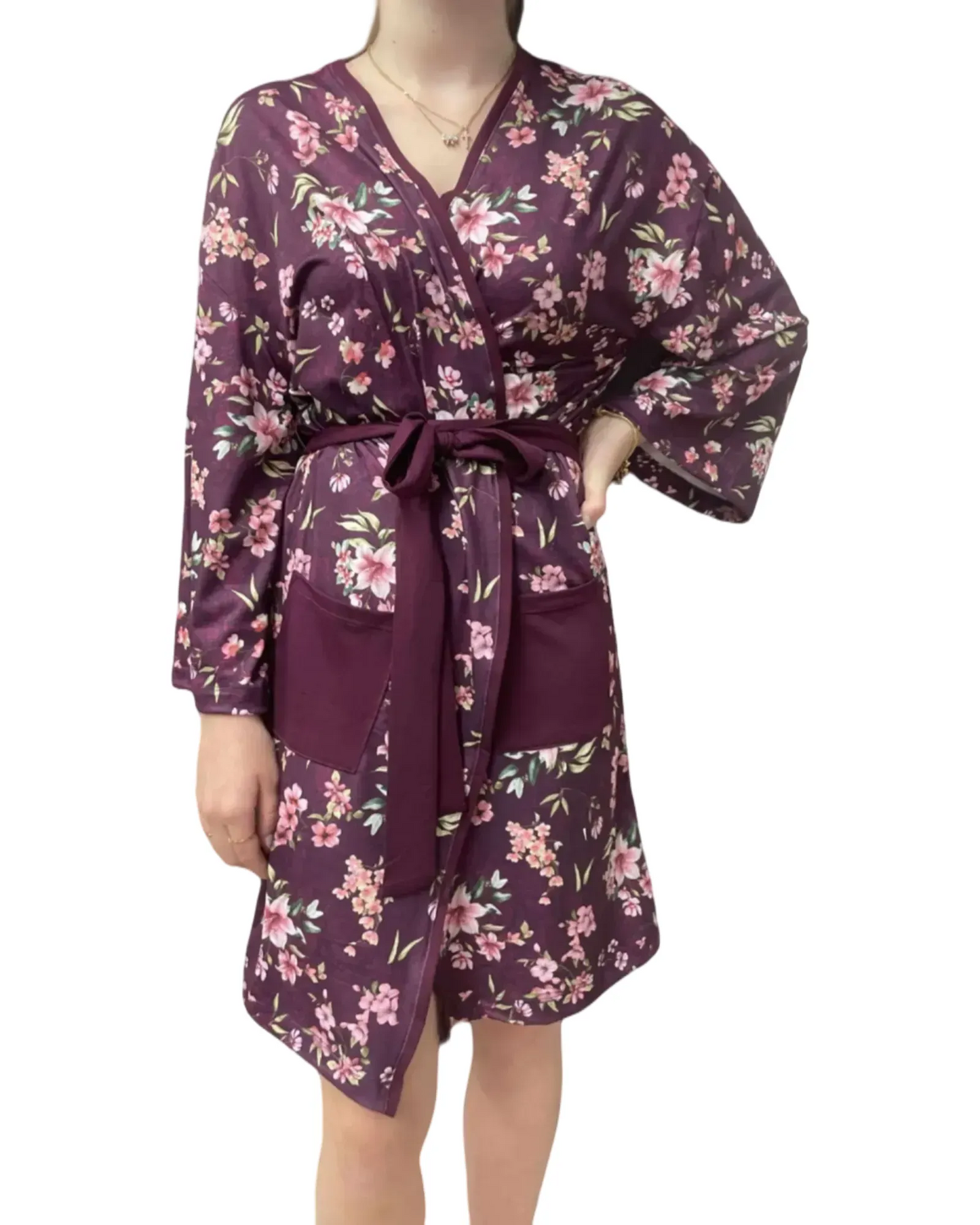 Robe de chambre fleurie - MOSAIIC