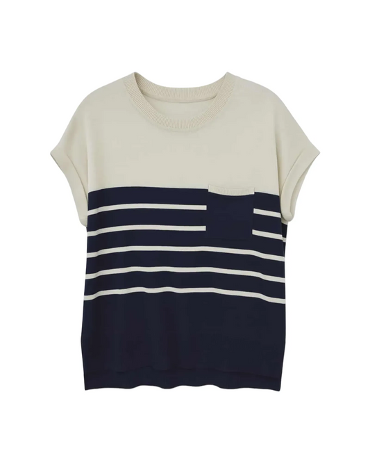 Chandail rayé bleu - MOSAIIC