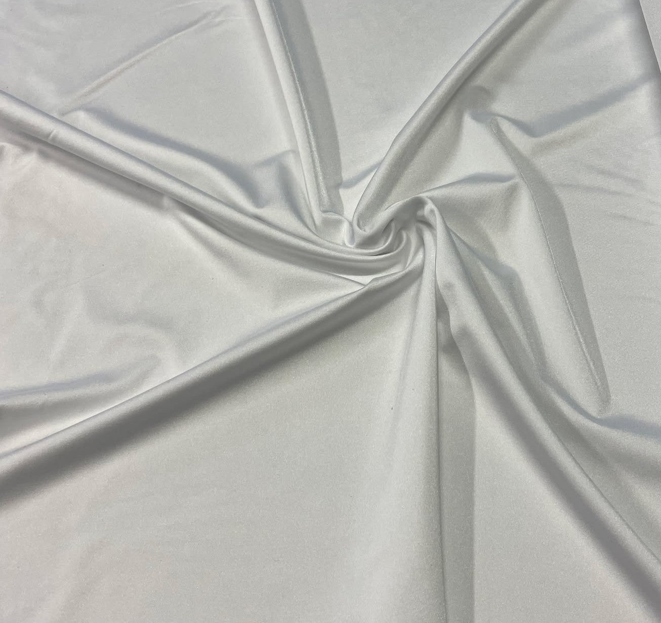 Tissu spandex blanc
