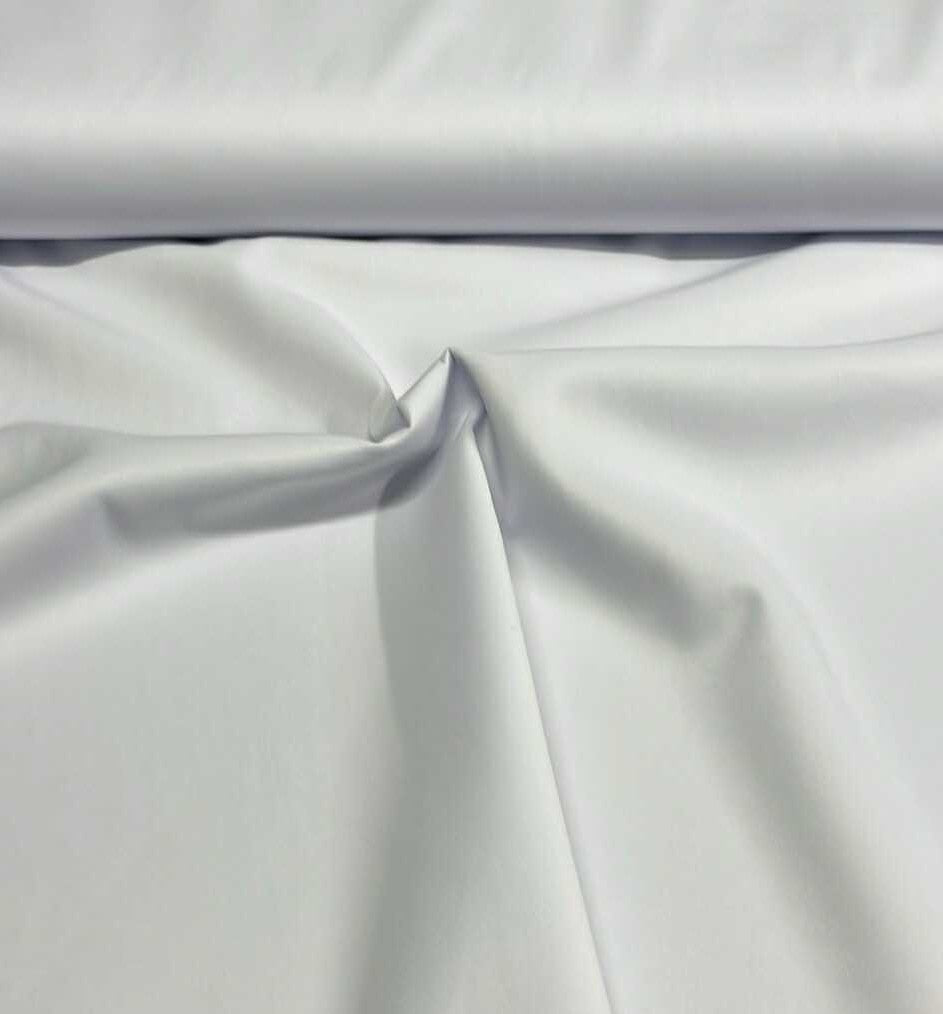 Tissu à vêtement Galaxy sport blanc
