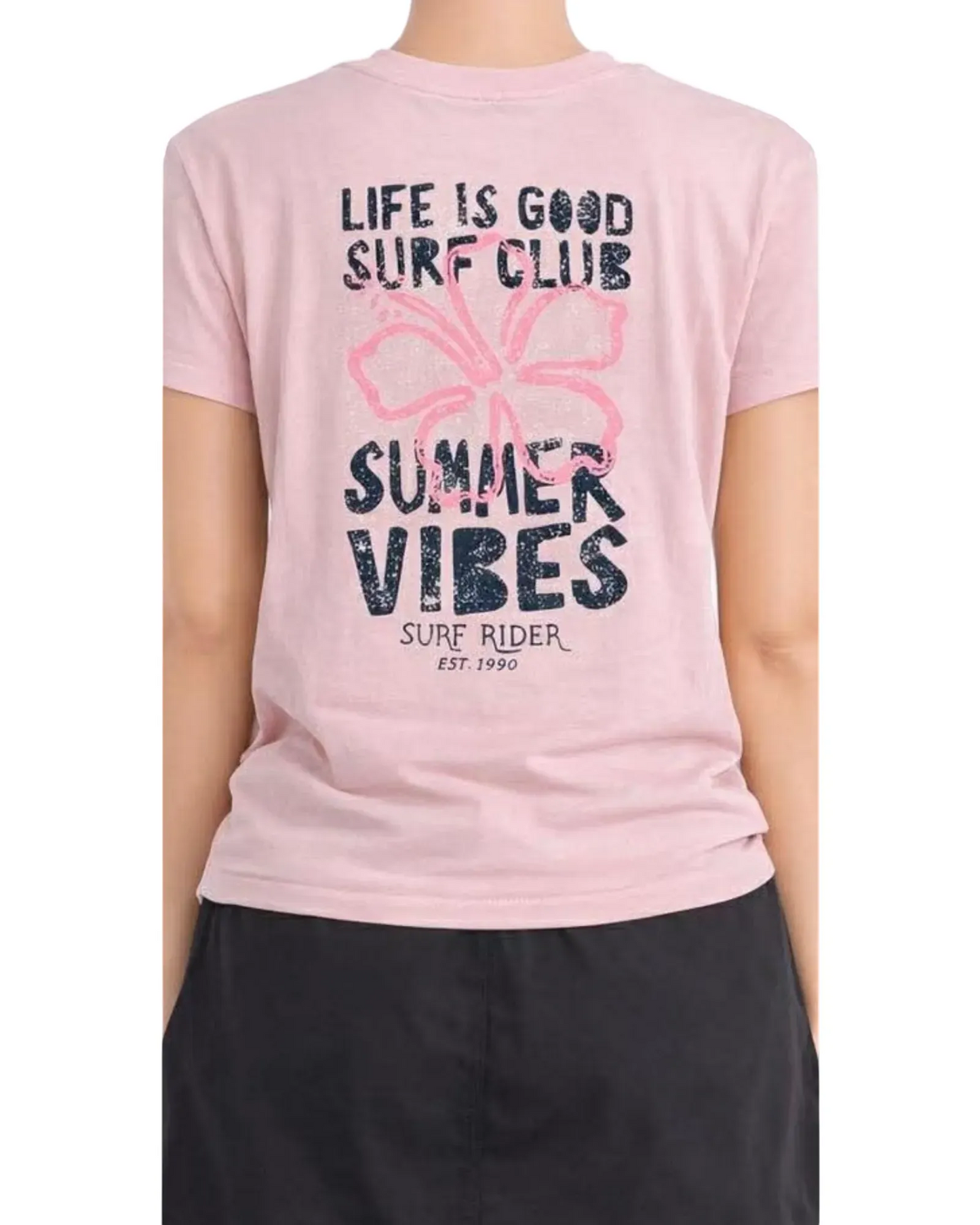 T-shirt rose - Mandarine & Co.