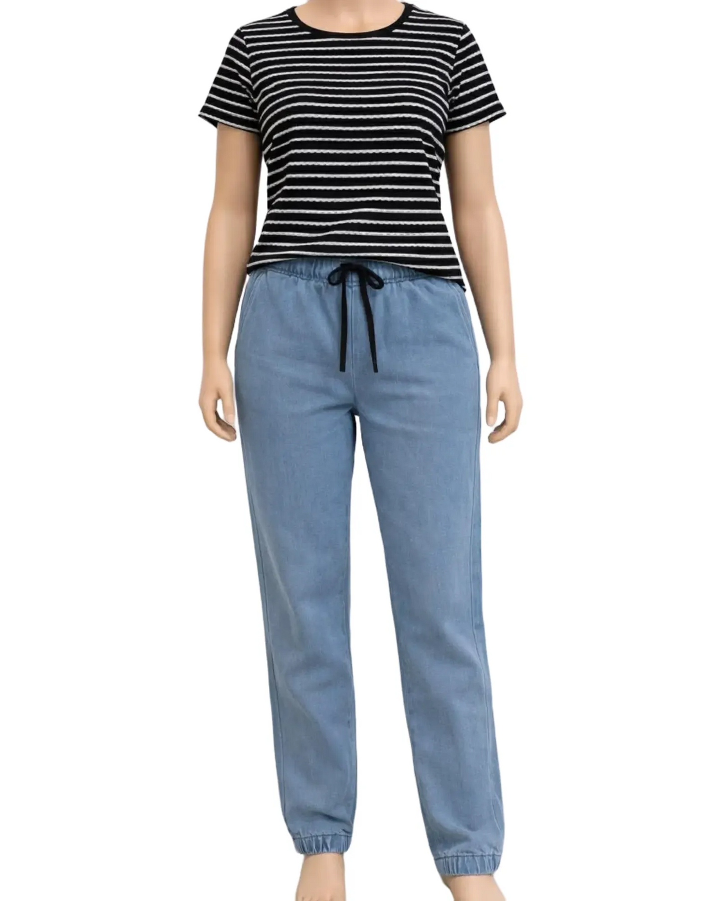 Jegging bleu pâle - Mandarine & Co.