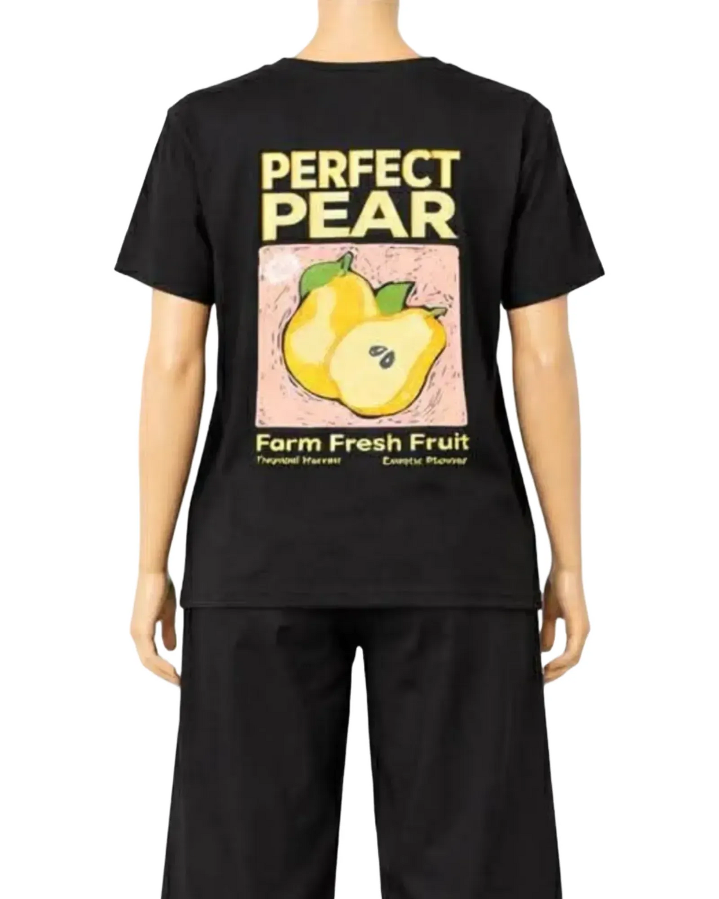 T-shirt noir - Mandarine & Co.