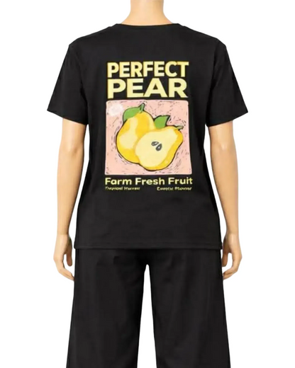 T-shirt noir - Mandarine & Co.